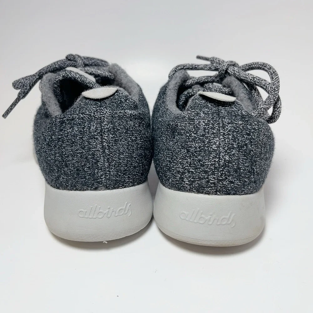 Allbirds Grey Wool Low Top Runner Shoes